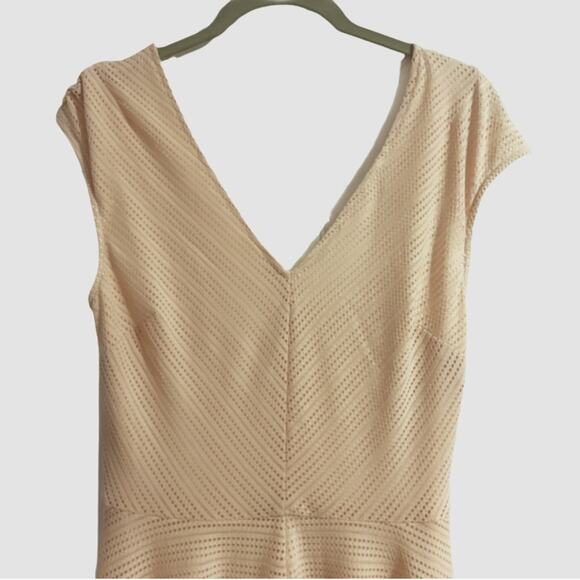 Bar III Dresses & Skirts - NWT! Bar III Dress Blush Pink Size Medium Fit and Flare Cap Sleeves Fully Lined